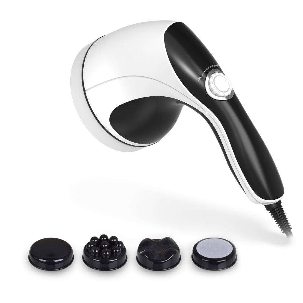 Full Body Vibration Handheld Massager - 4 Massage Heads Neck Shoulders