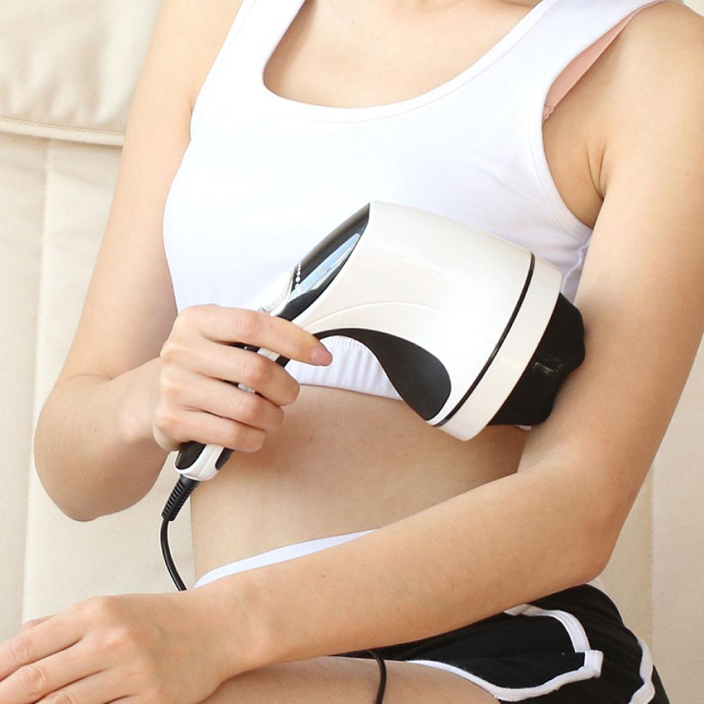 Full Body Vibration Handheld Massager - 4 Massage Heads Neck Shoulders