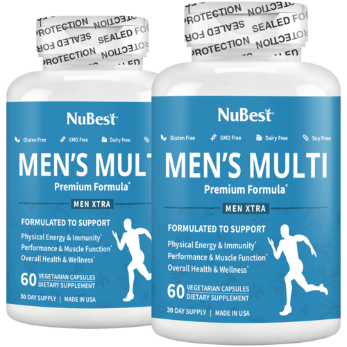 Men's Multi, Men Xtra, Energy, Immunity & Health Boost, 60 Vegan