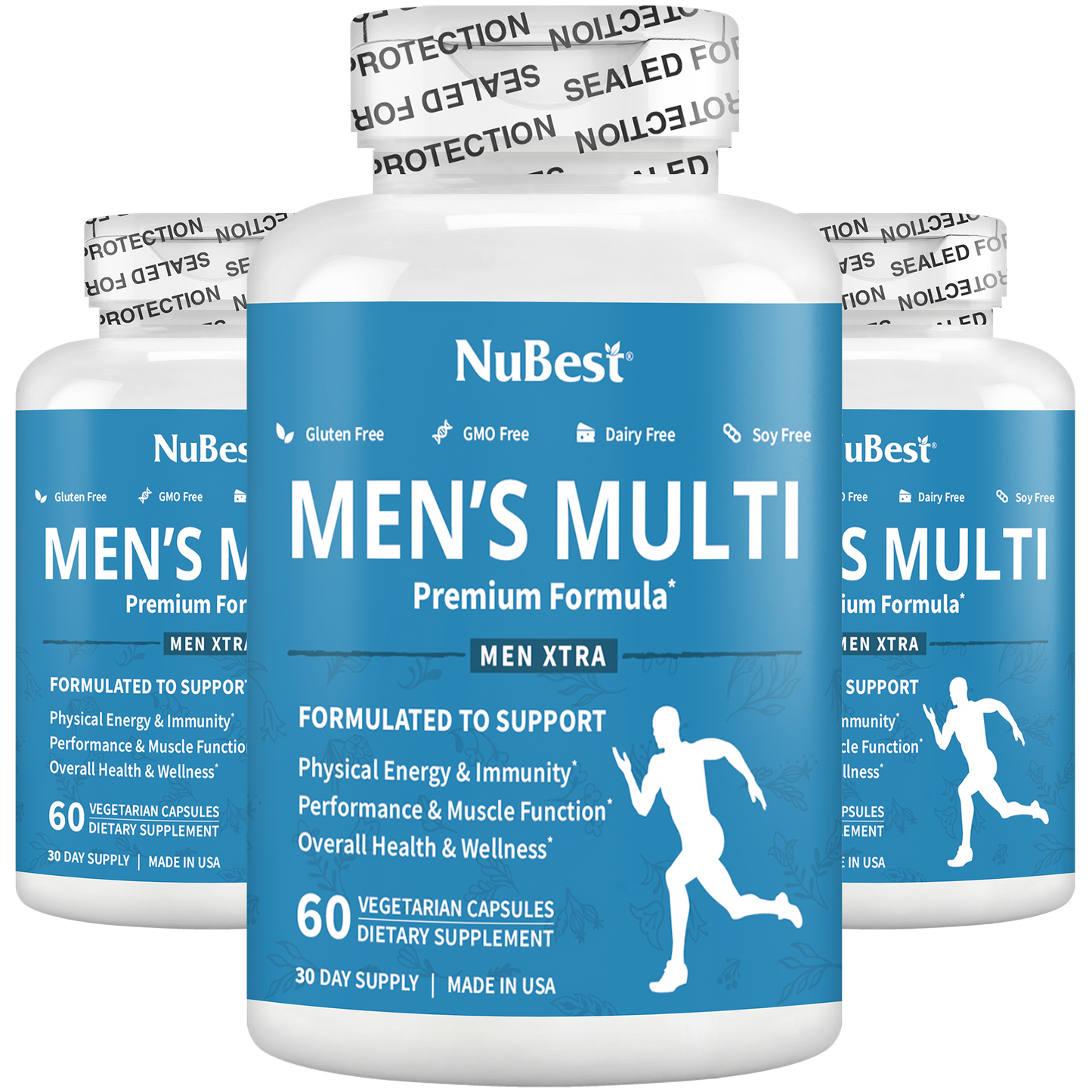 Men's Multi, Men Xtra, Energy, Immunity & Health Boost, 60 Vegan