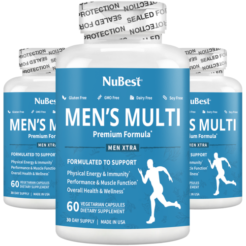Men's Multi, Men Xtra, Energy, Immunity & Health Boost, 60 Vegan