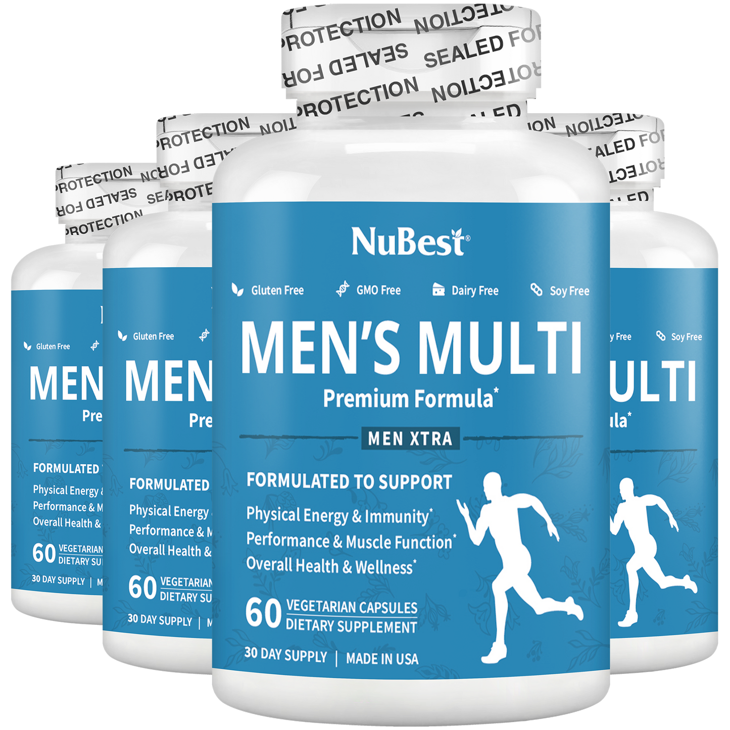 Men's Multi, Men Xtra, Energy, Immunity & Health Boost, 60 Vegan