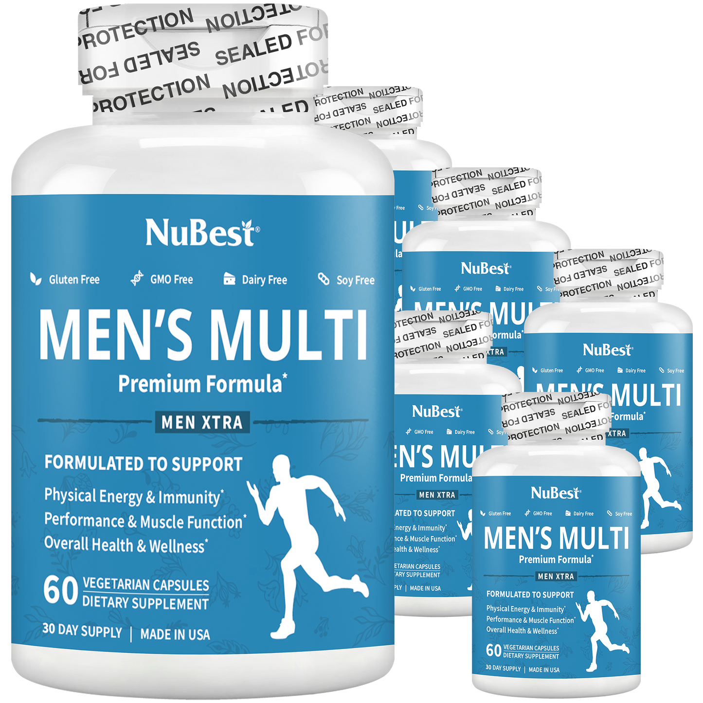 Men's Multi, Men Xtra, Energy, Immunity & Health Boost, 60 Vegan