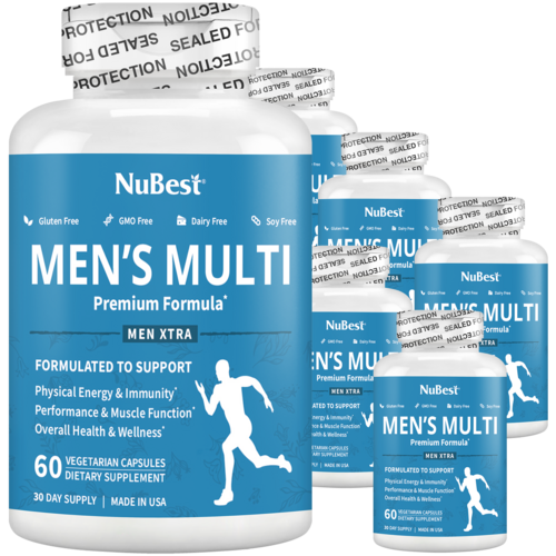 Men's Multi, Men Xtra, Energy, Immunity & Health Boost, 60 Vegan